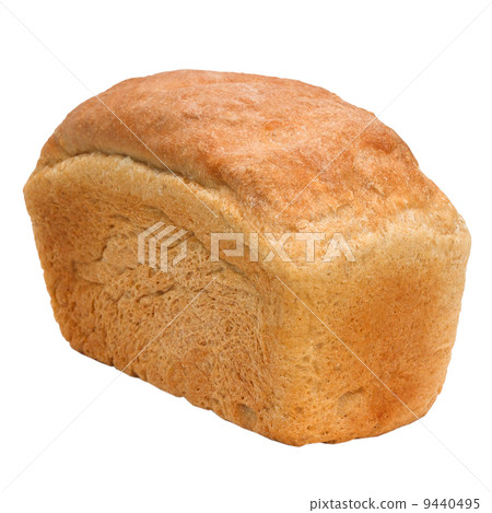 loaf of bread russian isolated on white (clipping path) 9440495