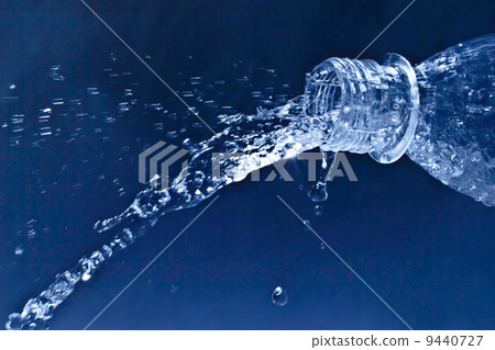 spray and drops of water from plastic bottles 9440727