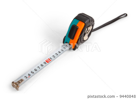 Roulette meter isolated isolated on white background Roulette meter isolated isolated on white background 9440848