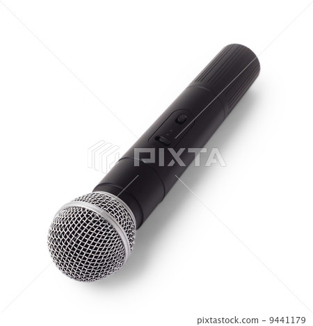 radio microphone isolated on white radio microphone isolated on white 9441179