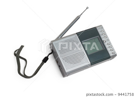 radio portable transistor fm old tuner set isolated fashioned 9441758