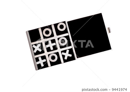 tic-tac-toe black game isolated on white background clipping pat 9441974
