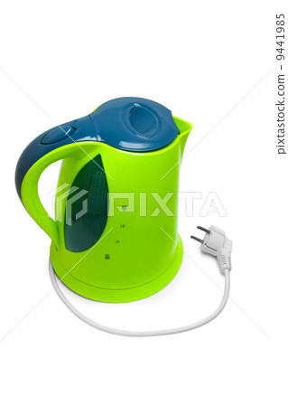 green kettle tea isolated on white background green kettle tea isolated on white background 9441985