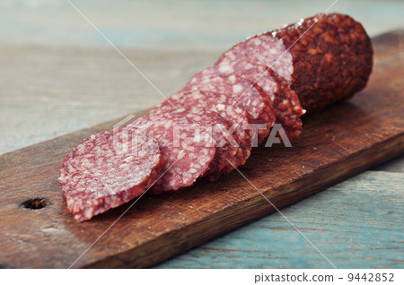 Sliced salami 9442852