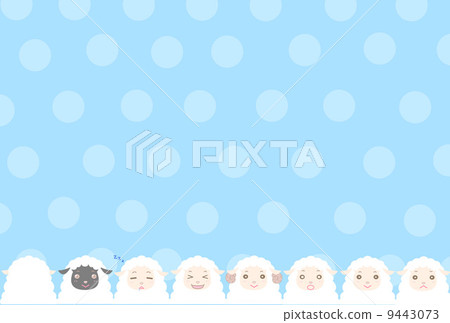 Sheep a variety of New Year cards Sheep a variety of New Year cards 9443073