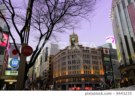 Ginza Wako在晚上時間 9443235