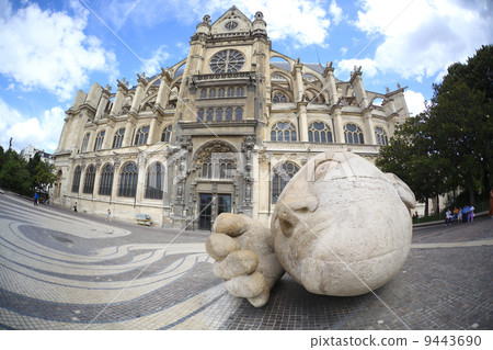 Object of Paris Saint-Eustache Church Square 9443690