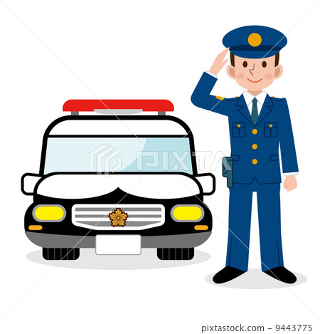警車和警察 警車和警察 9443775