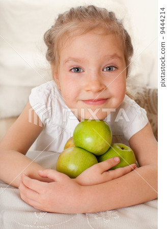 Child with apples Child with apples 9444214