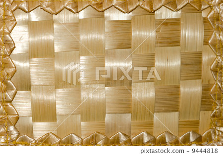 Woven straw . 9444818