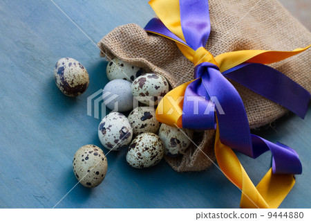 quail eggs in pouch  9444880