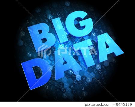 Big Data on Digital Background. 9445159