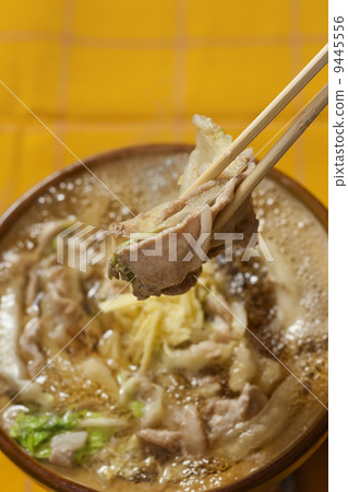 Piece of hot cabbage and pork Piece of hot cabbage and pork 9445556