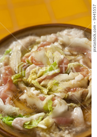 Piece of hot cabbage and pork Piece of hot cabbage and pork 9445557