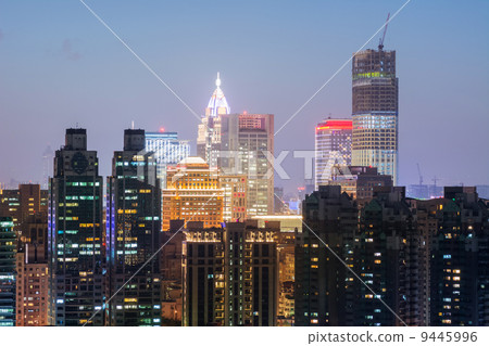 Colorful city night 9445996