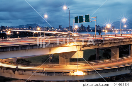 interchange with cars light interchange with cars light 9446284