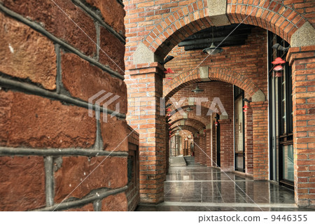 brick hallway 9446355