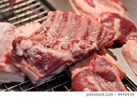 Raw pork 9446439