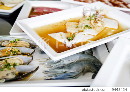 Fresh seafood Grill Koren style 9448434