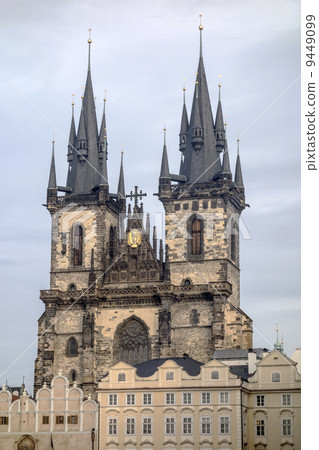 Teyn gothic cathedral in Prague Teyn gothic cathedral in Prague 9449099