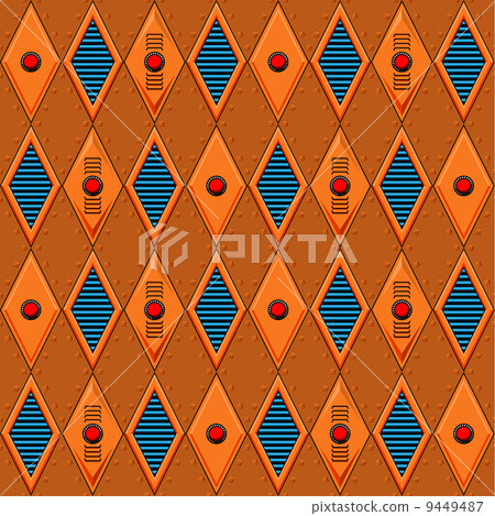 Mechanical seamless pattern Mechanical seamless pattern 9449487
