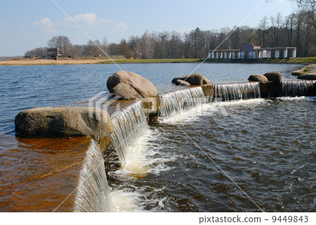 Lake and Waterfalls 9449843