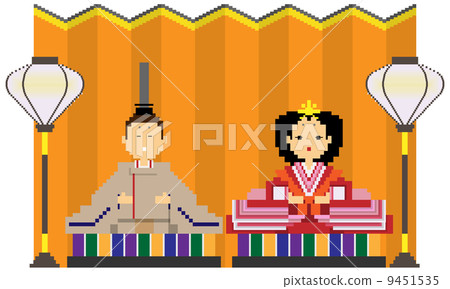 Inside and back with dolls _ Gold screens 9451535