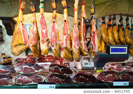 Meat at spanish market Meat at spanish market 9451745
