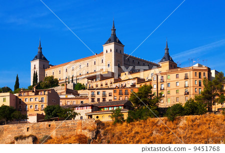 Alcazar of Toledo in sunny summer day Alcazar of Toledo in sunny summer day 9451768