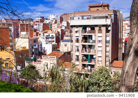 view of ordinary european city. Spain view of ordinary european city. Spain 9451908