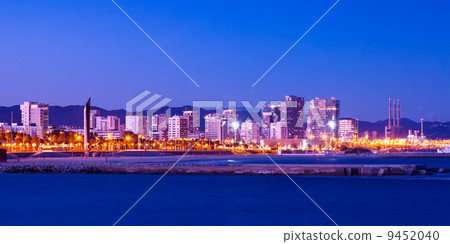 Sant Marti district from sea side. Barcelona Sant Marti district from sea side. Barcelona 9452040