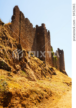 walls of medieval castle 9452061