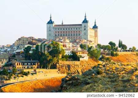 View of Alcazar of Toledo in sunny morning View of Alcazar of Toledo in sunny morning 9452062