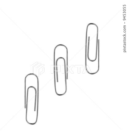 Paper clip isolated on white background Paper clip isolated on white background 9453055