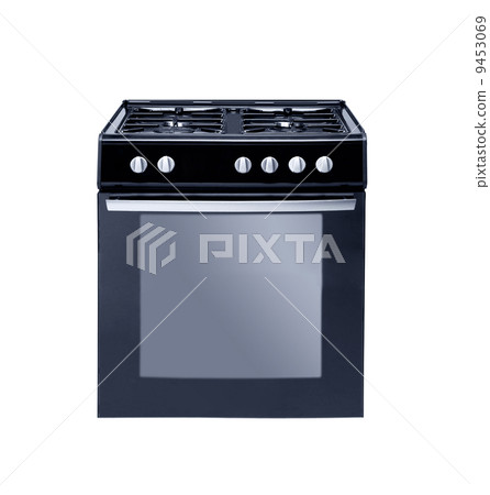 gas cooker over the white background gas cooker over the white background 9453069