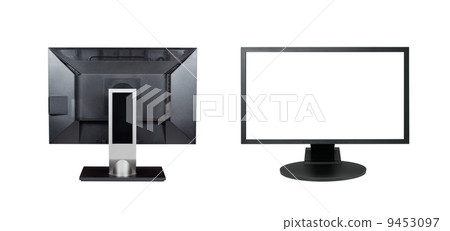 Two monitors isolated Two monitors isolated 9453097