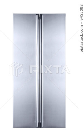 double door freezer isolated double door freezer isolated 9453098