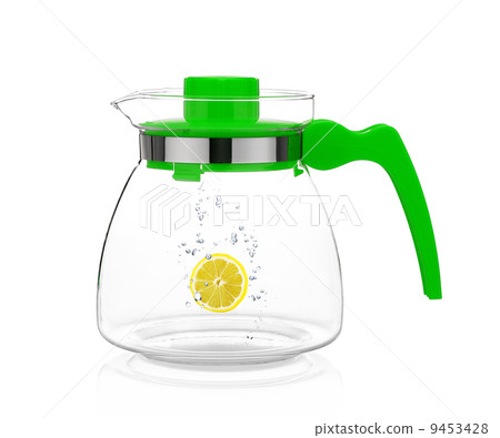 Jar of water with lemon 9453428