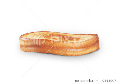 Slice of toasted white bread 9453907