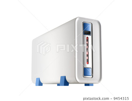 computer case, photo on the white background 9454315