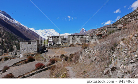 annapurna, nepal, hiking 9454965