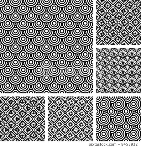 Seamless patterns set. 9455932