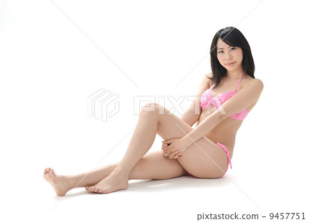 A good female model of style wearing a bikini 9457751