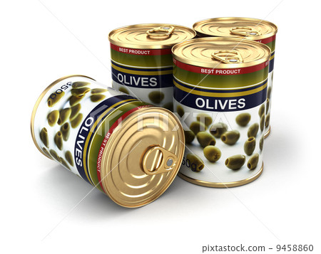 Canned olives. 9458860