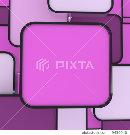 blank abstract pink box 9459040