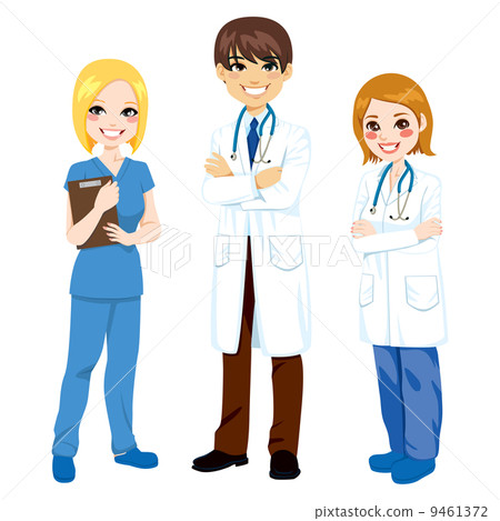 Three Hospital Workers 9461372