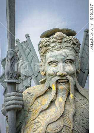 Chinese stone statue in Wat Pho, Bangkok, Thailand.Chinese stone 9461527