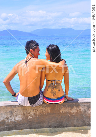 Couple on the beach Couple on the beach 9464591