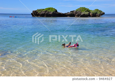 Iriomote Island star sand beach 9464927
