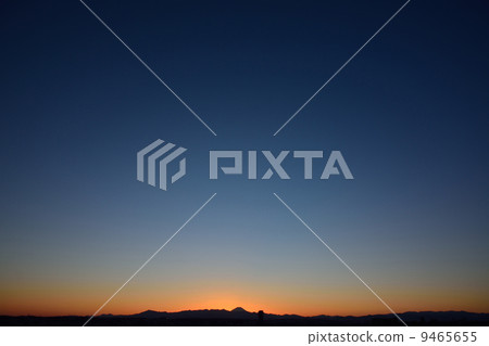 Sunset and Fuji 9465655